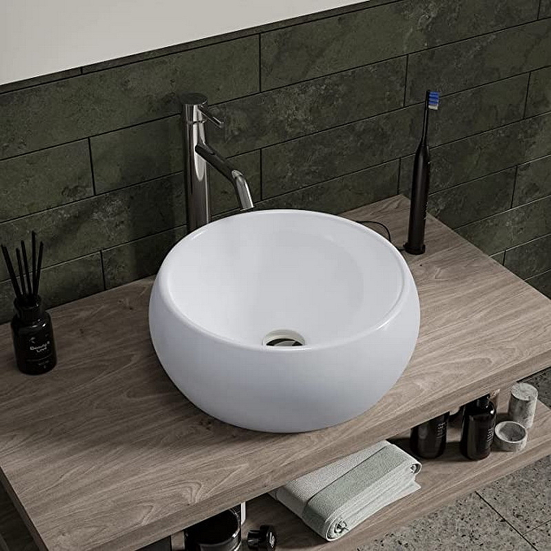 Раковина-чаша Bond 39 S52-390 Белая глянцевая от магазина ЛесКонПром.ру