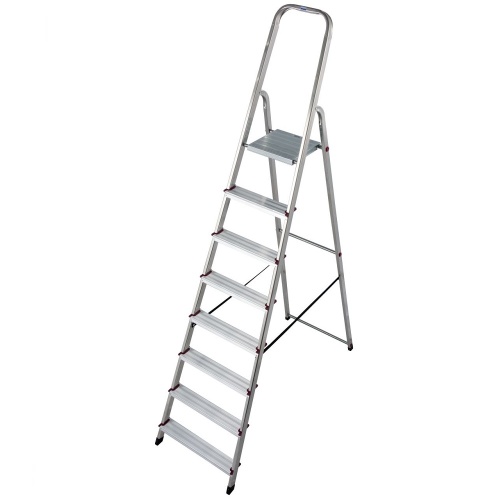 Стремянка алюминиевая Krause Corda 8 ступеней (арт. 000767) от магазина ЛесКонПром.ру