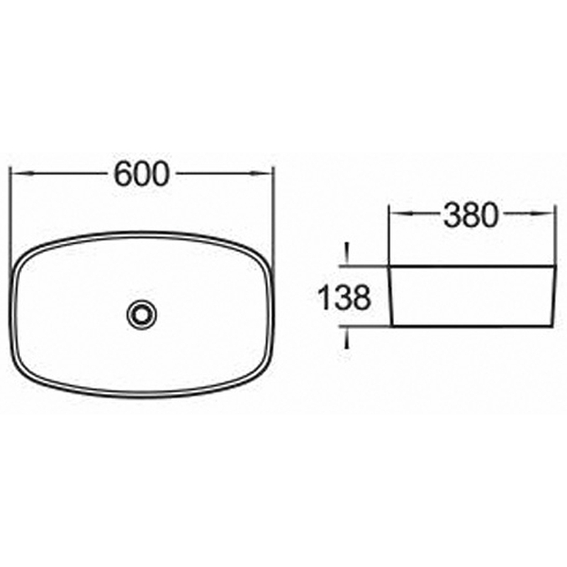 Раковина-чаша Comforty 60 78329 00004150363 Белая от магазина ЛесКонПром.ру