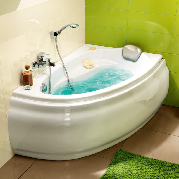 Акриловая ванна Cersanit Joanna 140х90 см правая от магазина ЛесКонПром.ру