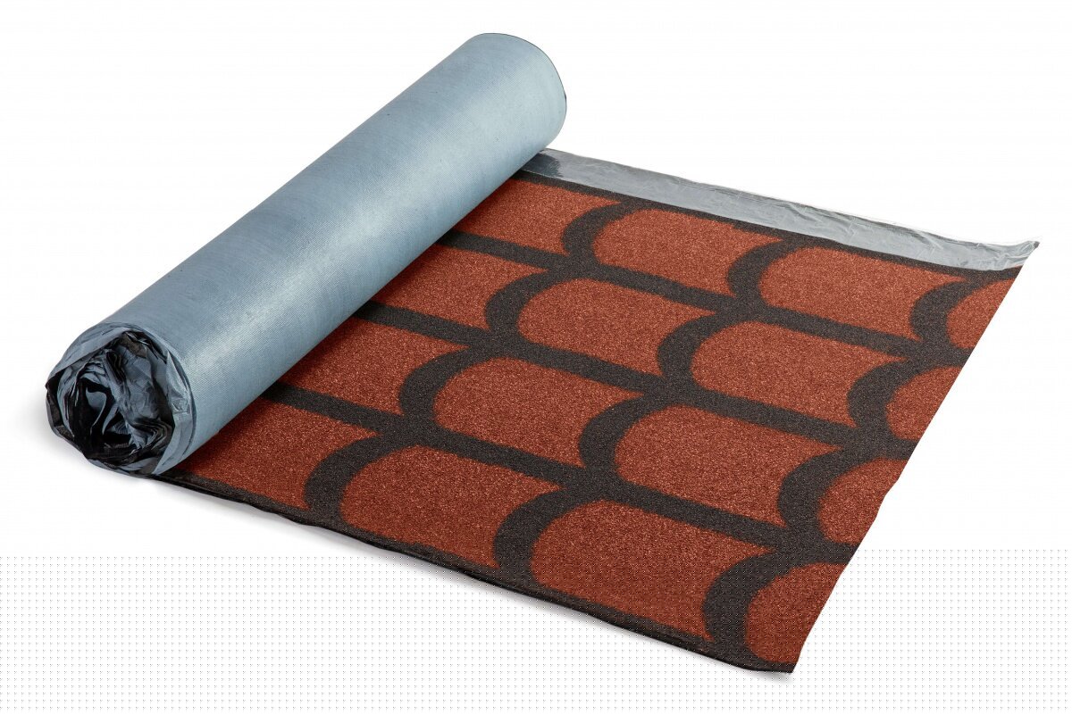 Черепица рулонная ТЕХНОНИКОЛЬ Классическая красный от магазина ЛесКонПром.ру