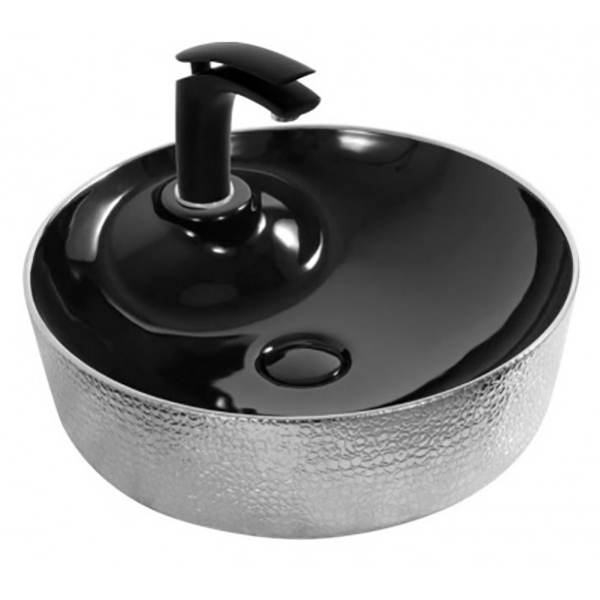 Раковина-чаша CeramaLux 45 D1306H020 Черный Серебряный от магазина ЛесКонПром.ру