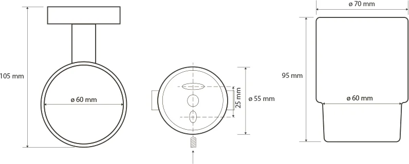 Стакан Bemeta Neo 104110015 от магазина ЛесКонПром.ру