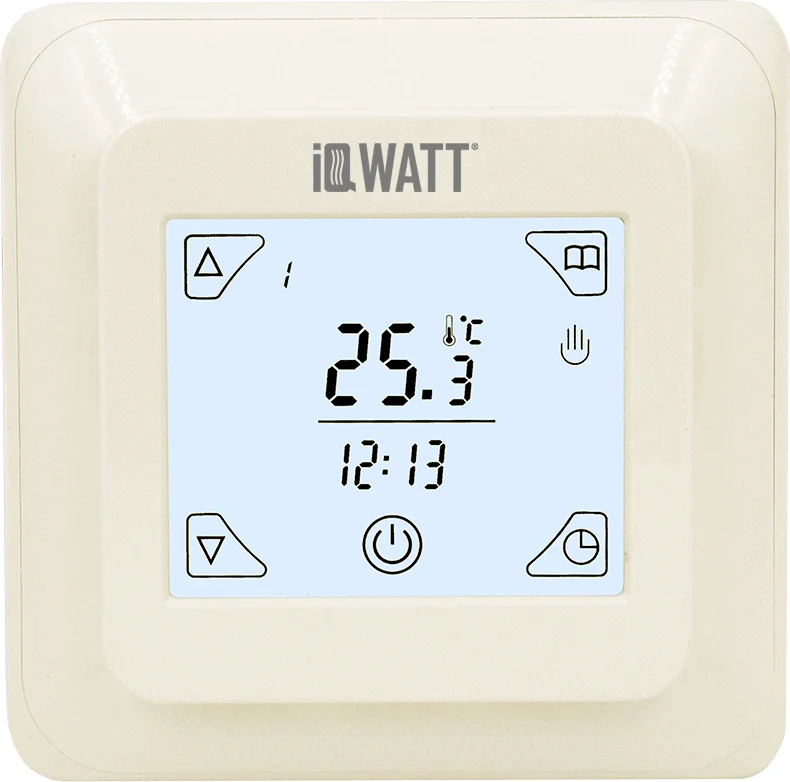 Терморегулятор IQ Watt Thermostat TS кремовый от магазина ЛесКонПром.ру