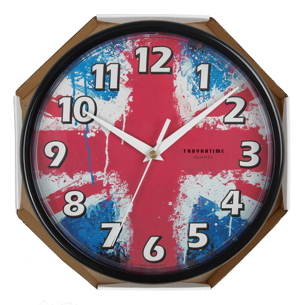 Часы настенные Модель №88 d31 см белые от магазина ЛесКонПром.ру