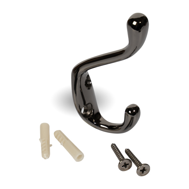 Крючок мебельный JET 586 черный никель от магазина ЛесКонПром.ру