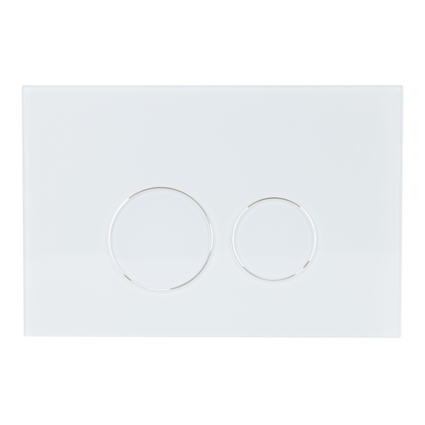 Кнопка для инсталляции FLUMEN стекло белый от магазина ЛесКонПром.ру