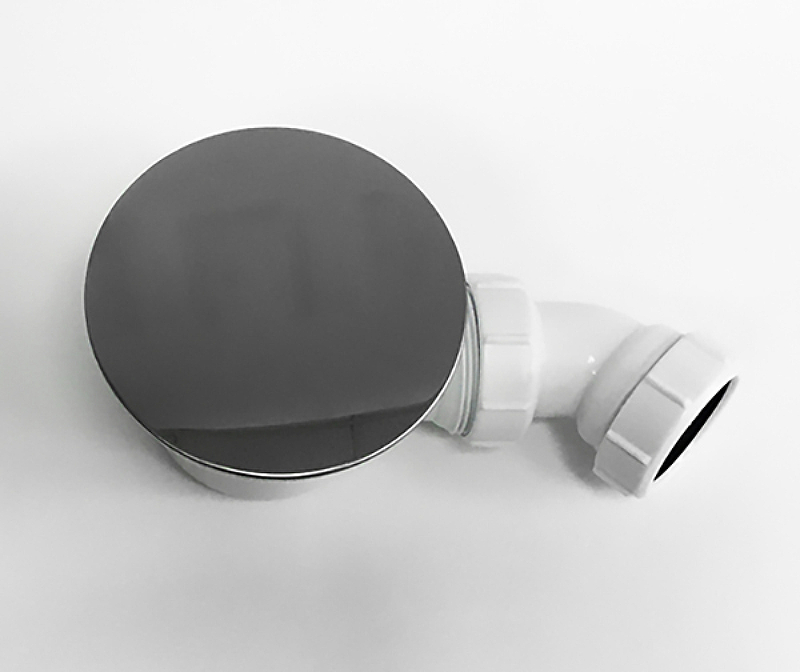 Сифон для душевого поддона WasserKRAFT D210 Хром от магазина ЛесКонПром.ру