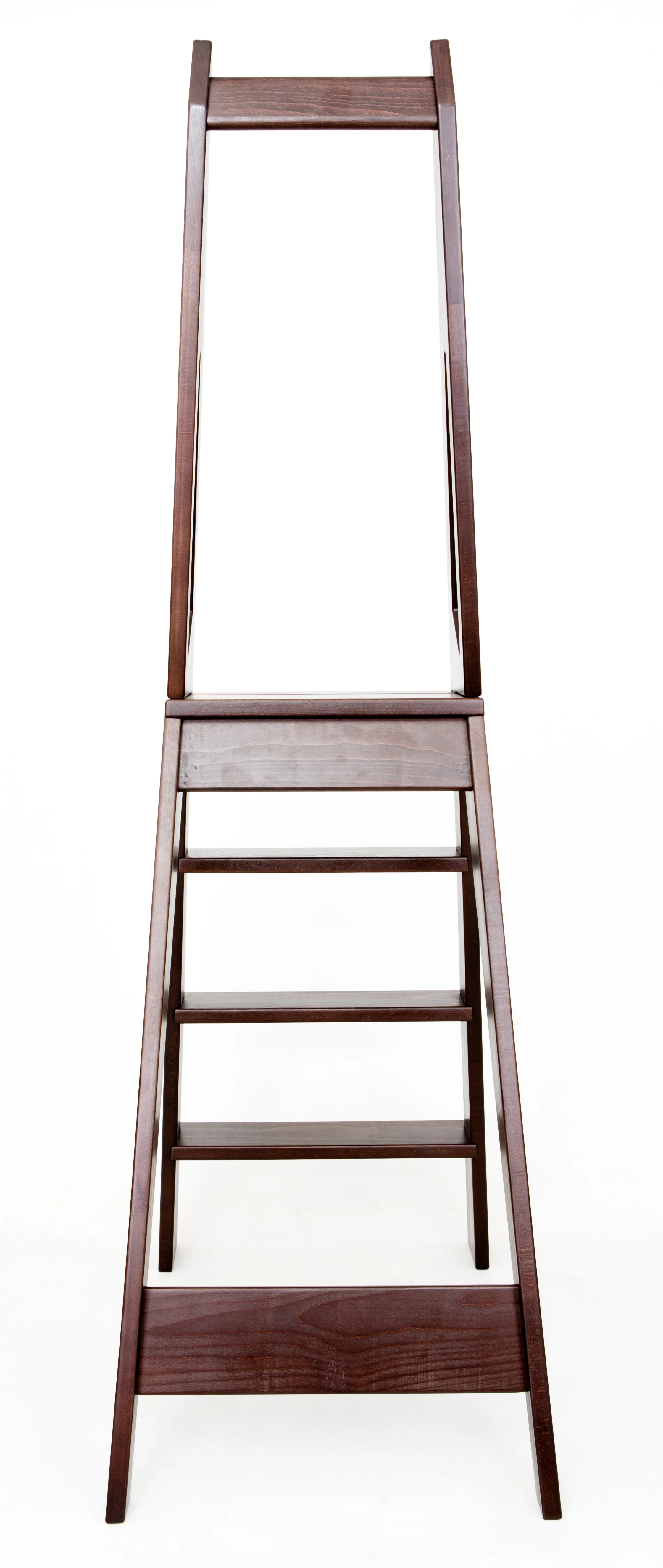 Стремянка деревянная Hoz-Block Стиль 4 ступени Венге (арт. СДС-4В) от магазина ЛесКонПром.ру