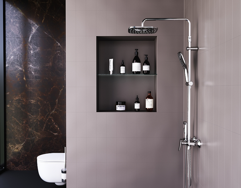 Душевая система Damixa Apollo DX220920000 Хром от магазина ЛесКонПром.ру