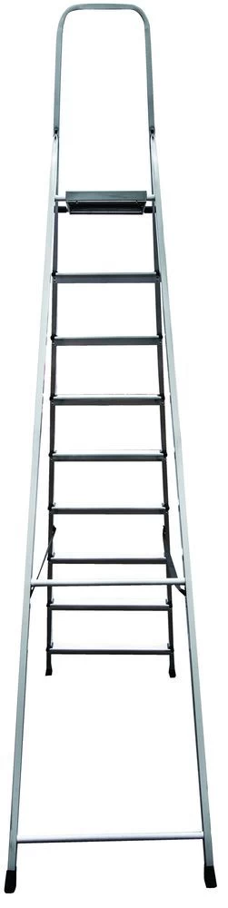 Стремянка алюминиевая Новая Высота 9 ступеней (арт. 2110109) от магазина ЛесКонПром.ру