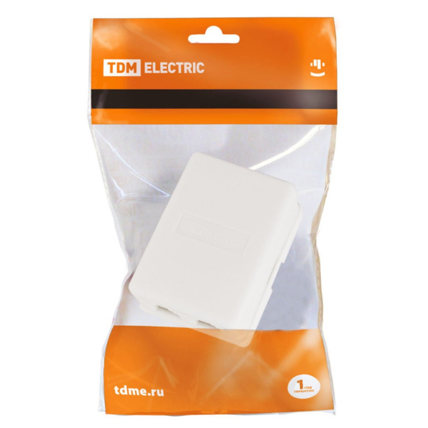 Розетка телефонная TDM ELECTRIC 2 гнезда от магазина ЛесКонПром.ру