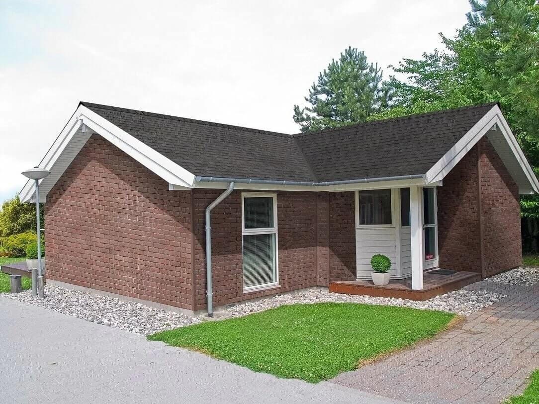 Фасадная плитка ТЕХНОНИКОЛЬ Hauberk Обожженный Кирпич от магазина ЛесКонПром.ру