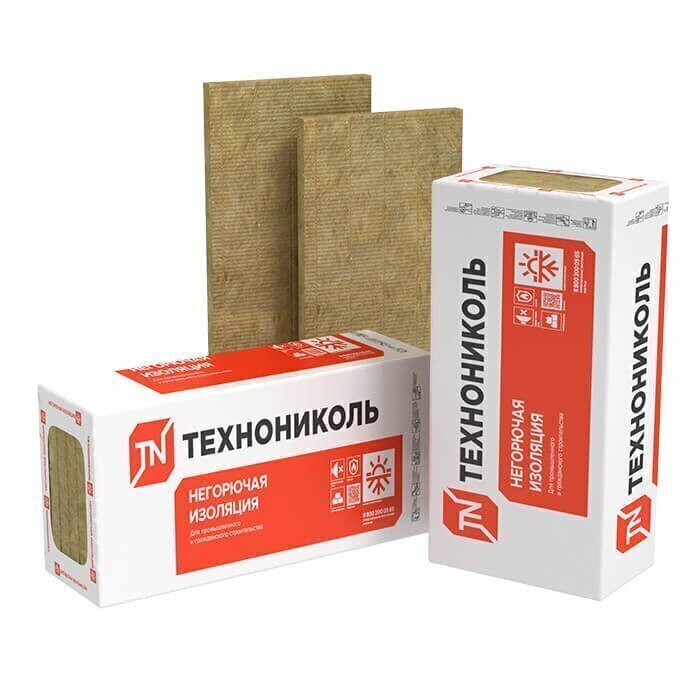 Плита минераловатная ТЕХНОНИКОЛЬ Техноруф В Экстра 1200х600х40 мм, 5 шт от магазина ЛесКонПром.ру