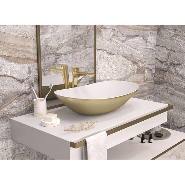 Раковина на столешницу FLUMEN Elegant 61 см золото от магазина ЛесКонПром.ру