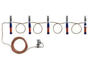 Заземление переносное ДИЭЛЕКТРИК для высоковольтных линий ЗПЛ-1Д от магазина ЛесКонПром.ру