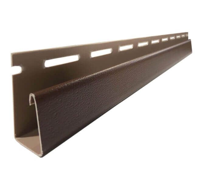 J-профиль универсальный GRAND LINE Я-фасад 3000 темный дуб от магазина ЛесКонПром.ру