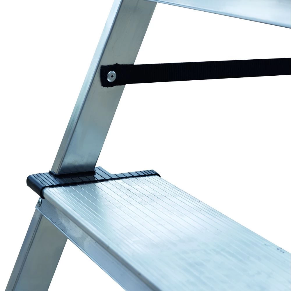 Стремянка алюминиевая с широкой ступенью и органайзером Новая Высота 10 ступеней (арт. 2118110) от магазина ЛесКонПром.ру