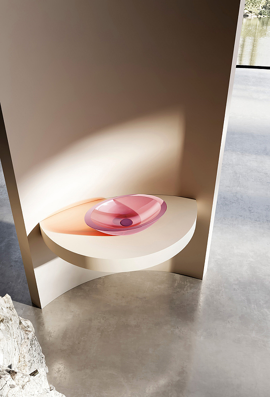 Раковина-чаша Abber Kristall 60 AT2810Koralle Розовая от магазина ЛесКонПром.ру