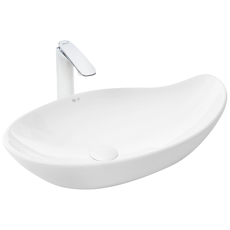 Раковина-чаша WeltWasser Elbach 1090 65 10000004578 Белый глянец от магазина ЛесКонПром.ру