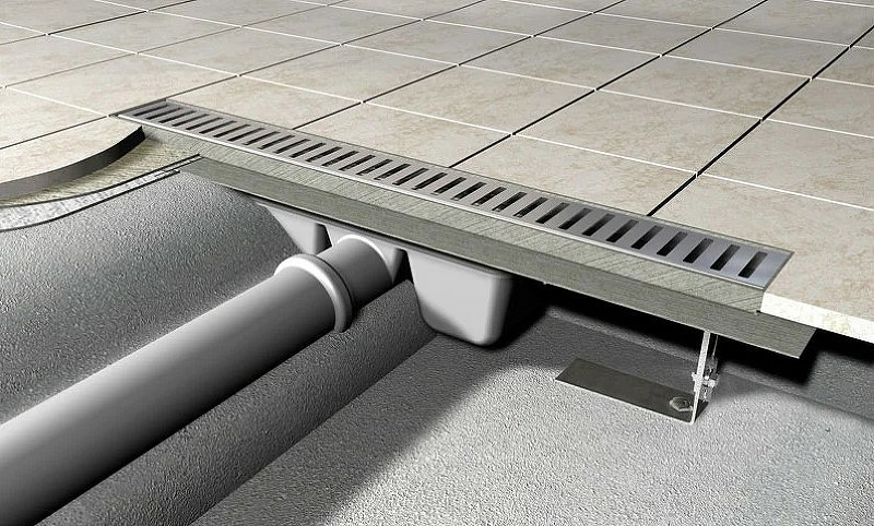 Душевой лоток Alcaplast APZ1S-550 без решетки от магазина ЛесКонПром.ру