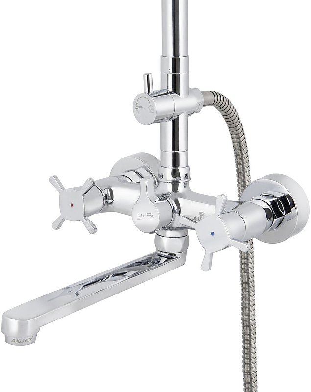 Душевая система Kaiser Cuatro 58182 Хром от магазина ЛесКонПром.ру