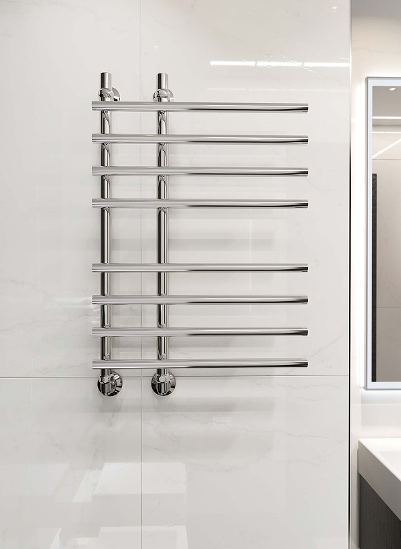 Водяной полотенцесушитель EWRIKA Медея LT 80х55 Хром от магазина ЛесКонПром.ру