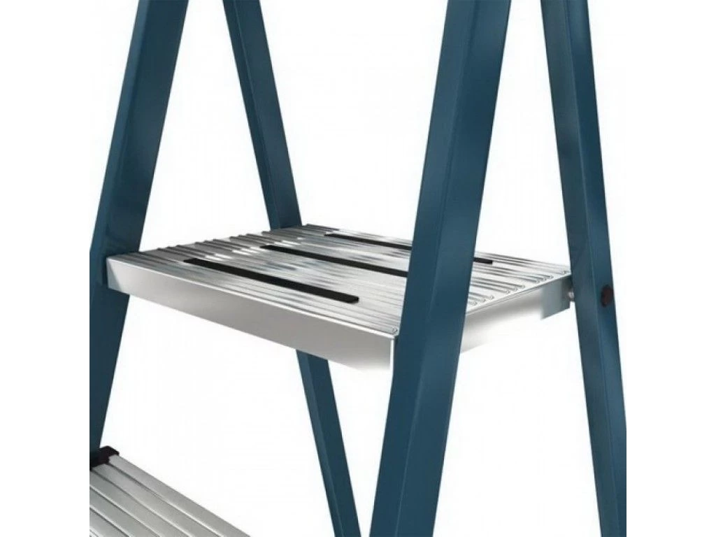 Стремянка алюминиевая анодированная Krause Securo 5 ступеней (арт. 126436) от магазина ЛесКонПром.ру