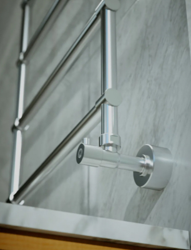 Водяной полотенцесушитель Margaroli Sole 4424706CRN Хром от магазина ЛесКонПром.ру