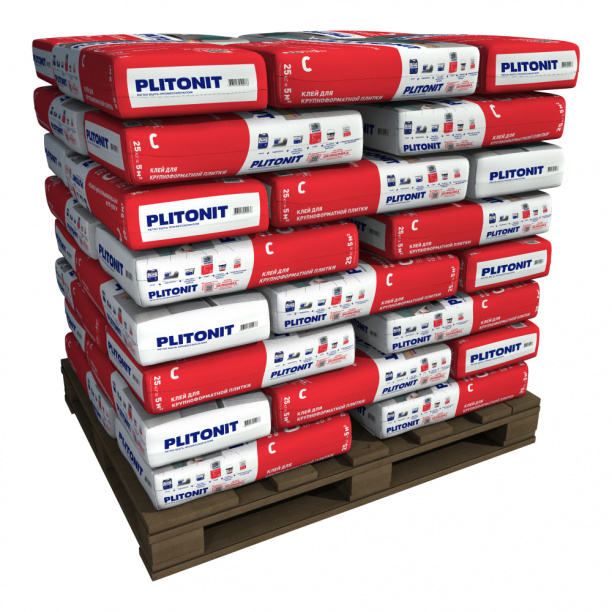 Клей для плитки C2TE PLITONIT С 25 кг от магазина ЛесКонПром.ру