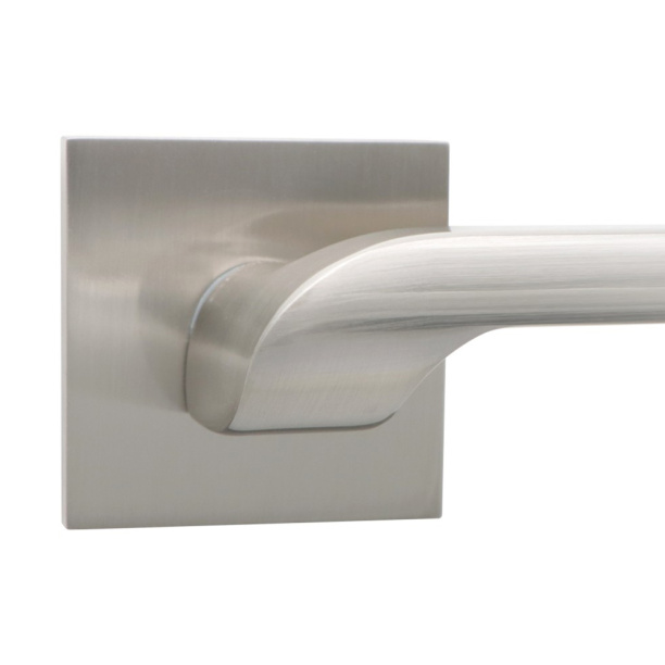 Ручки дверные NEODECO Flame EN никель от магазина ЛесКонПром.ру