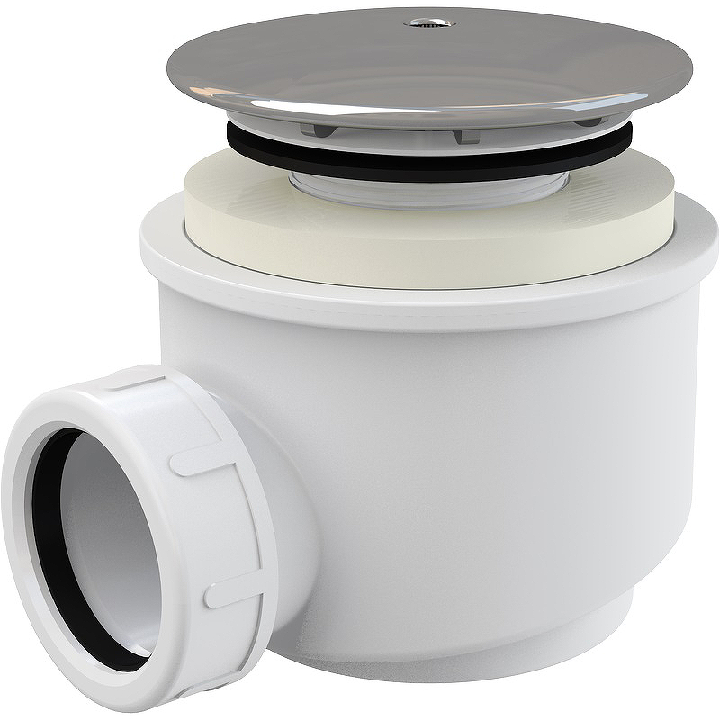 Сифон для душевого поддона Alcaplast A47CR-60 Хром от магазина ЛесКонПром.ру