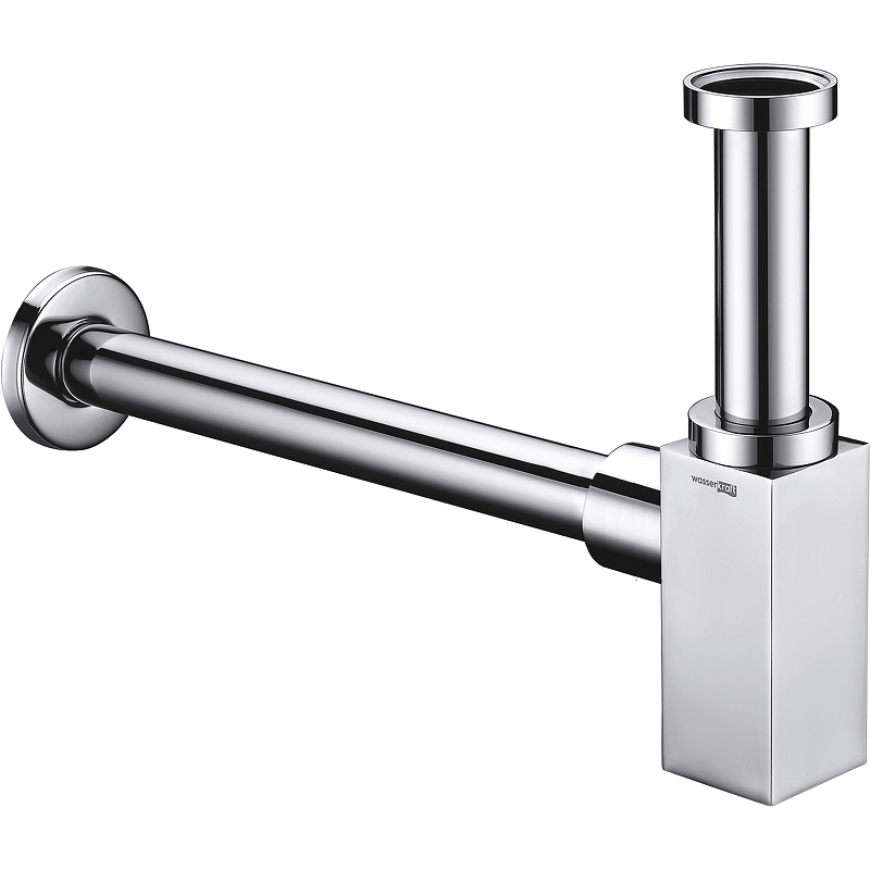 Сифон для раковины WasserKRAFT A072 Хром от магазина ЛесКонПром.ру
