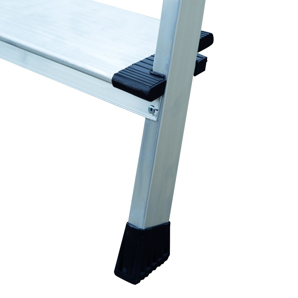 Стремянка алюминиевая с широкой ступенью Новая Высота 8 ступеней (арт. 2117108) от магазина ЛесКонПром.ру