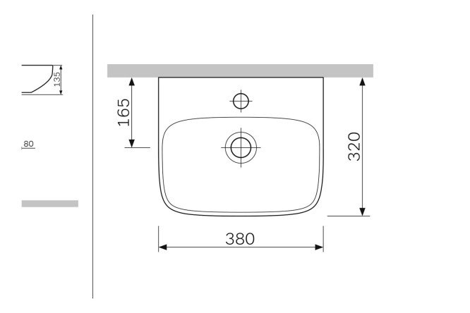 Раковина встраиваемая AM.PM Inspire 80529479 от магазина ЛесКонПром.ру