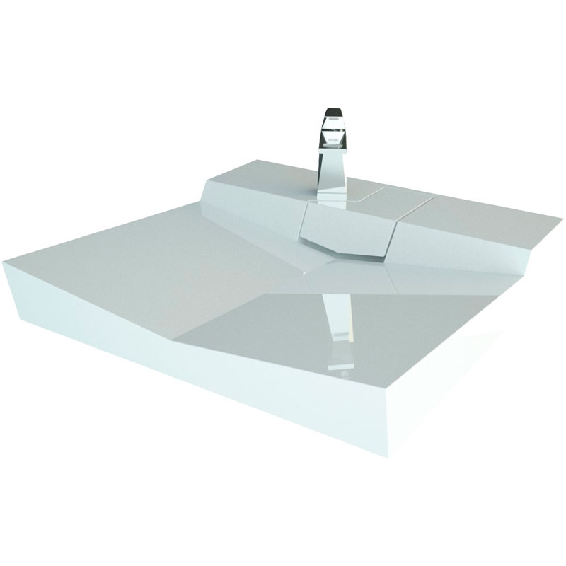 Раковина Andrea Onyx 60 4680028070504 на стиральную машину Белая от магазина ЛесКонПром.ру