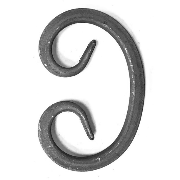 Завиток С из 10х10 мм 125х80 мм от магазина ЛесКонПром.ру