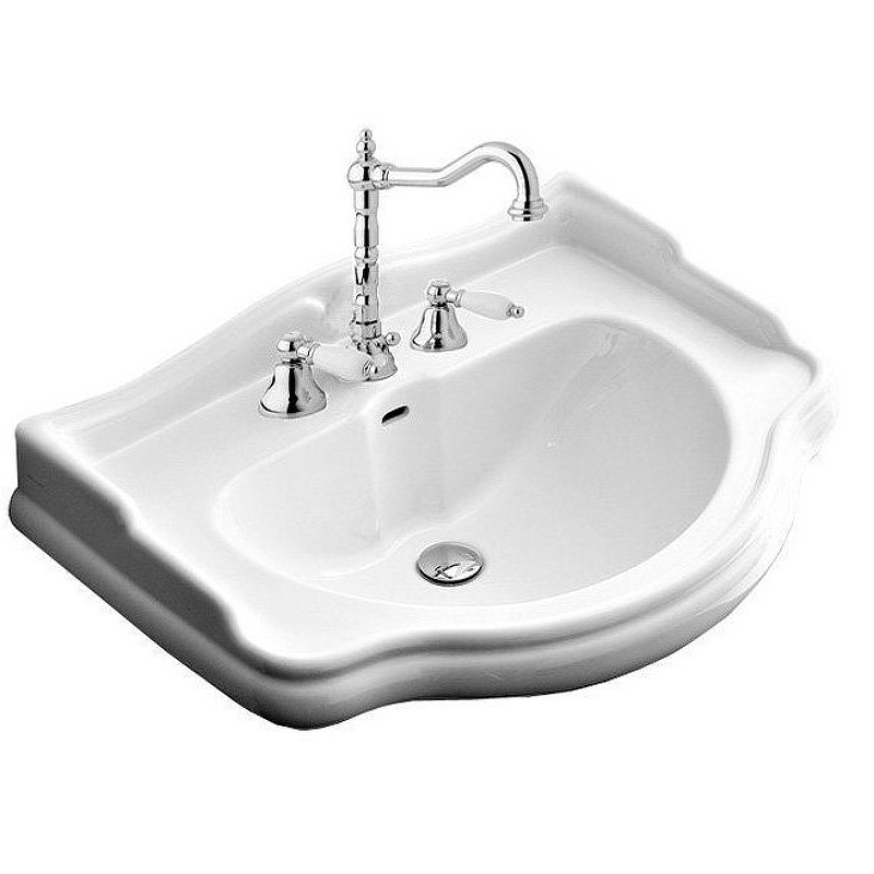 Раковина Kerasan Retro 69 104601*3 Белая от магазина ЛесКонПром.ру