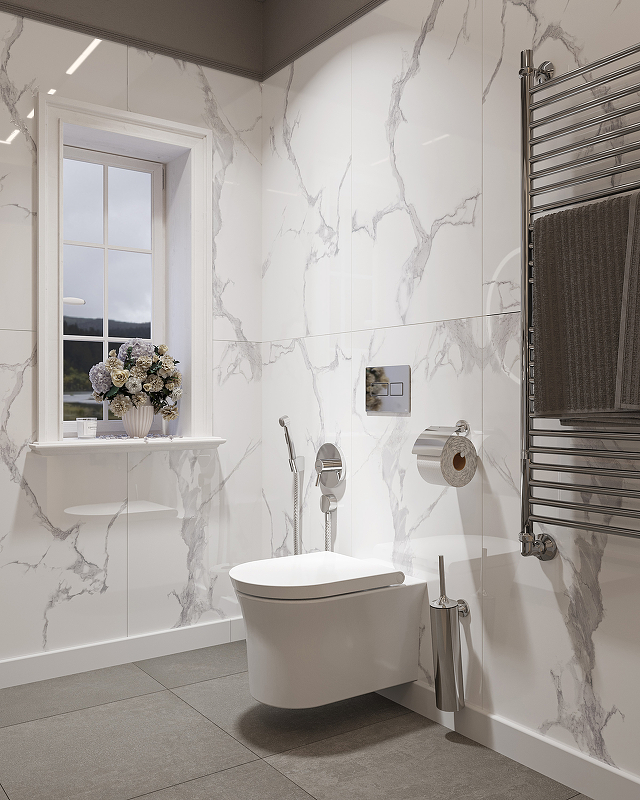 Водяной полотенцесушитель EWRIKA Медея S 120х40 Хром от магазина ЛесКонПром.ру