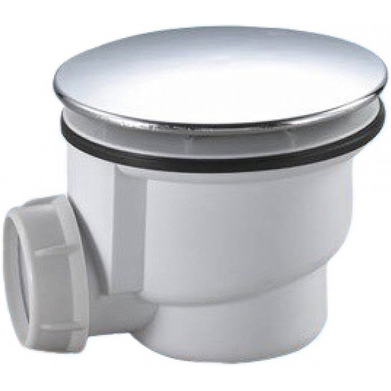 Сифон для душевого поддона Rush Palm DR90 Хром от магазина ЛесКонПром.ру