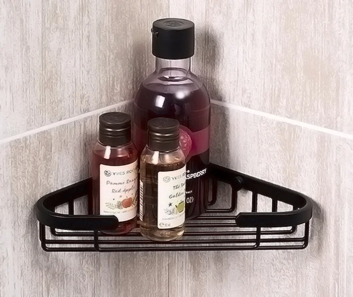 Полка Wasserkraft K-733BLACK угловая от магазина ЛесКонПром.ру