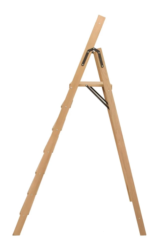 Стремянка деревянная односторонняя со ступенями Hoz-Block Электрик 7 ступеней (арт. СДЭ-7) от магазина ЛесКонПром.ру