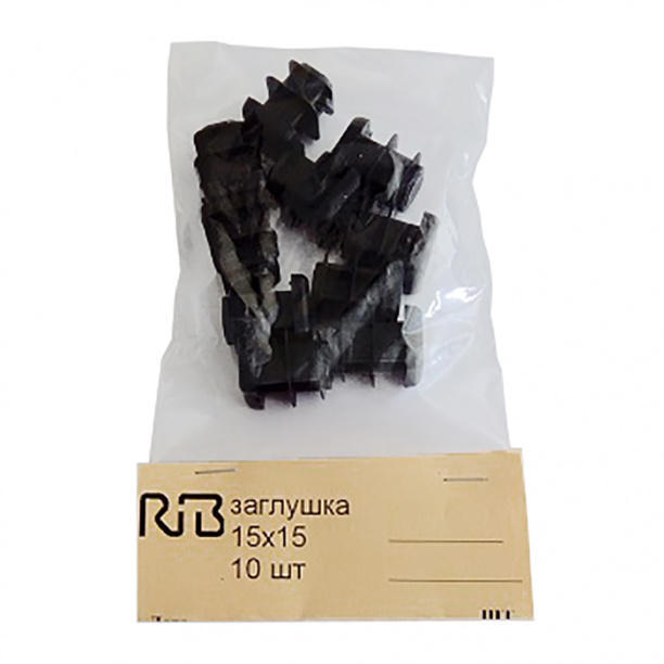 Заглушка для труб 15x15 мм 10 шт от магазина ЛесКонПром.ру