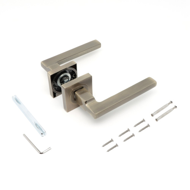 Ручки дверные NEODECO Castle EF бронза от магазина ЛесКонПром.ру