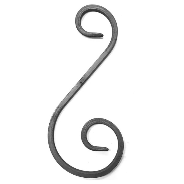 Завиток S из 10х10 мм 330х145 мм от магазина ЛесКонПром.ру