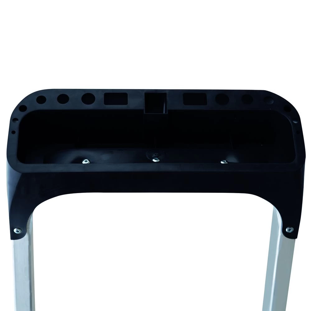 Стремянка алюминиевая с широкой ступенью Новая Высота 6 ступеней (арт. 2117106) от магазина ЛесКонПром.ру