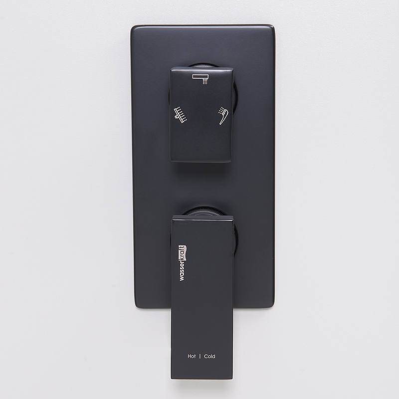 Душевая система WasserKRAFT A16162 Черная матовая от магазина ЛесКонПром.ру