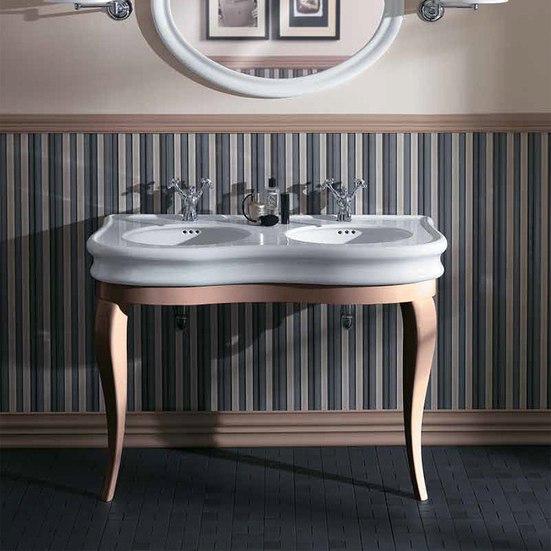 Раковина Simas Lante 120 LA12bi*1 двойная Белая от магазина ЛесКонПром.ру