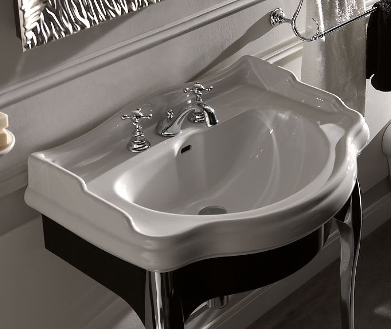 Раковина Kerasan Retro 73 104701*3 Белая от магазина ЛесКонПром.ру