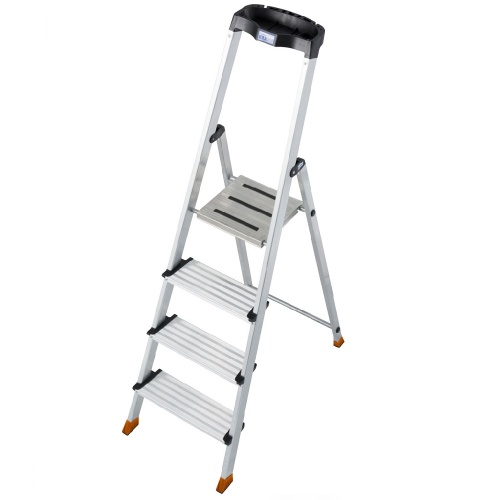 Стремянка алюминиевая Krause Sepuro 4 ступени (арт. 127228) от магазина ЛесКонПром.ру